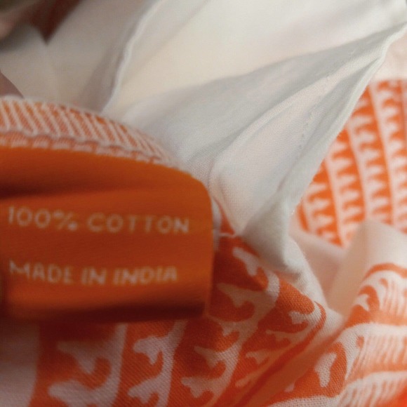 Oliphant Women's 100% Cotton V Neck Sleeveless with Pockets Shirt Dress Size S - Picture 7 of 8